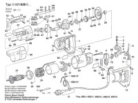 Bosch 0 601 630 042 Reciprocating saw 240 V / GB Spare Parts
